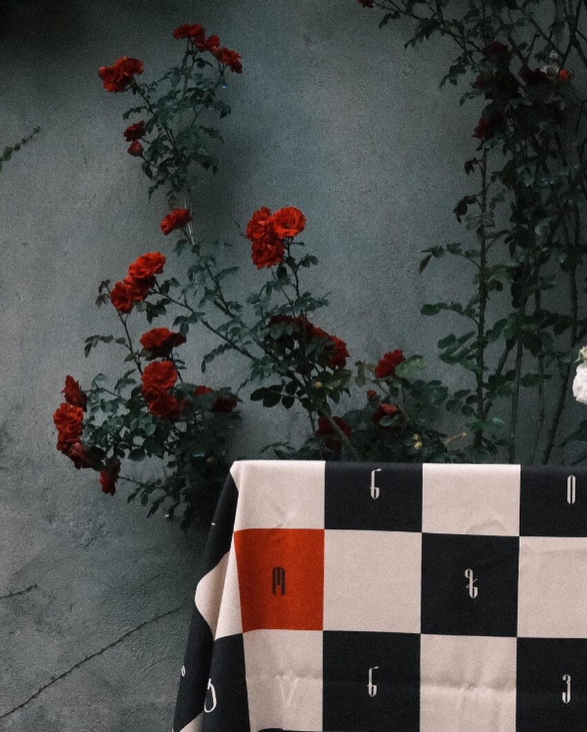 Tablecloth with Alphabet