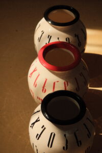 Ceramic Pot with Alphabet
